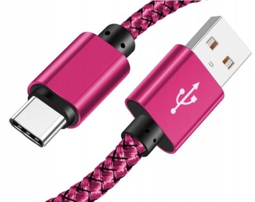 PRZEWÓD USB TYP-C 1M SZYBKIE ŁAD. AA QC 3.0 2A