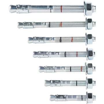 Анкеры железобетонные М10 х 105 мм механические Klimas LE-ZN 25 шт.