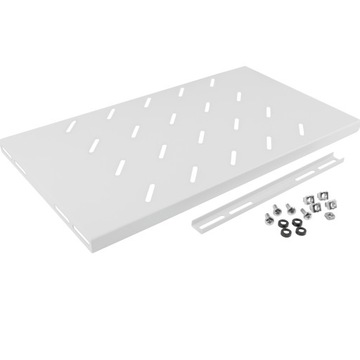 PÓŁKA DO SZAF RACK 19'' 450mm 1U SZARA LANBERG