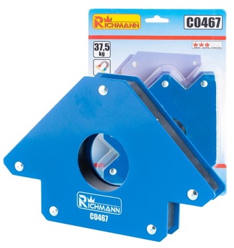 KĄTOWNIK SPAWALNICZY MAGNETYCZNY 3 KĄTY RICHMANN