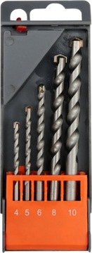 Kpl wierteł do betonu 4, 5, 6, 8, 10mm 23331 STHOR