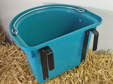 Кормушка с ручкой и стропой, 12 л, бирюзовый