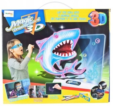 3D Волшебная доска для рисования и раскрашивания БОЛЬШАЯ