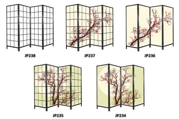 КОМНАТНАЯ ширма, ЯПОНСКИЙ СТИЛЬ, 150x170 см.