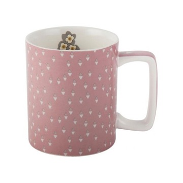 Kubek Katie Alice Pretty Retro malinowy 350 ml