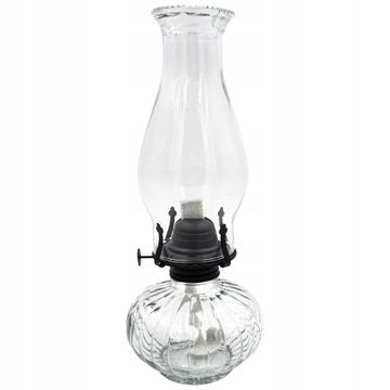 STYLOWA LAMPA NAFTOWA 550ml. / 34cm. + OLEJ 0,5L