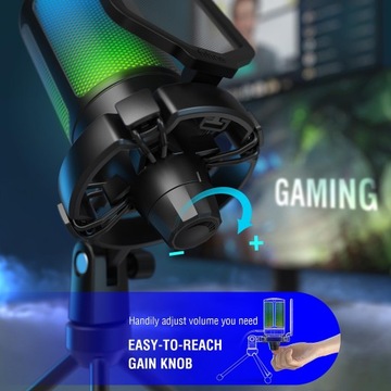 USB-микрофон Fifine Gaming, конденсаторный для