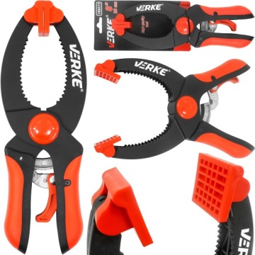 ŚCISK STOLARSKI SPRĘŻYNOWY MODELARSKI KLIPS ZAPADKOWY ZACISK KLAMRA DREWNA