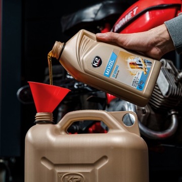 Смесь масел K2 MIXOL 1L для двухтактных двигателей 2T, масло для двухтактных двигателей