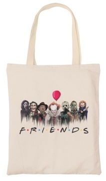 Torba bawełniana friends horror Piła krzyk To Chucky Michael Myers prezent