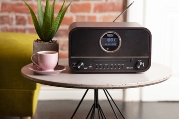 ЦИФРОВОЕ РЕТРО РАДИО DAB/FM/CD/BT WOOD CR1182