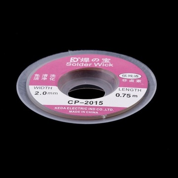 10 медных проводов в оплетке для снятия BGA, 0,75 м