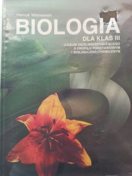 Biologia dla klas III Wiśniewski