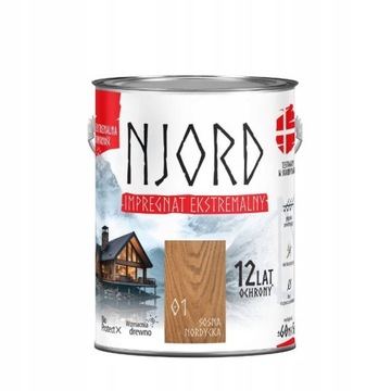 NJORD Impregnat ekstremalny. Sosna Nordycka 5 l.