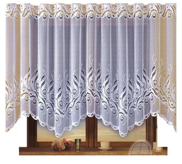 Aurelia 400x150cm klasyczna firana żakardowa, polski prod. WISAN