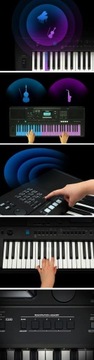 YAMAHA PSR-E473 Keyboard z Zasilaczem i Statywem
