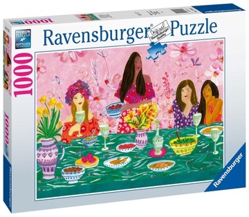 RAVENSBURGER PUZZLE 2D 1000 ELEMENTÓW: DZIEWCZYŃSKE ŚNIADANIE 17131