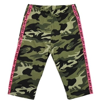 GETRY legginsy 3/4 LOVE r 14 - 158/164 cm KHAKI