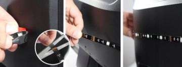 СВЕТОДИОДНАЯ ЛЕНТА 1М RGB USB 5В ПОДСВЕТКА МОНИТОРА