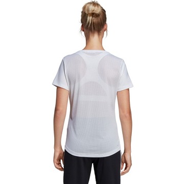 M Koszulka damska adidas W D2M Logo Tee biała DU2080 M