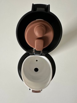 ТЕРМОКРУЖКА С НОСИКОМ, МАТОВЫЙ ЧЕРНЫЙ ТЕРМОС, 450 мл, ШКОЛЬНАЯ ПОЕЗДКА