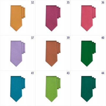 Grafitowy krawat męski jednolity gładki jednobarwn