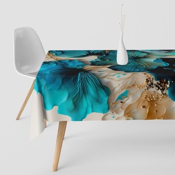 СКАТЕРТЬ СТОЙКАЯ К ПЯТЯНИЯМ 140X240 ГЛАДКАЯ МАТОВАЯ ТОЛЩИНА 136