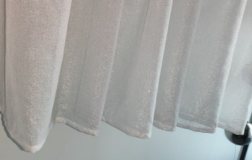 ШТОРА БАТИСТ МОРОЗ ВЕС СВИНЦА НА МЕТР, ГЛЯНЦЕВАЯ ВУАЛЬ, ВЫСОТА 280 СМ