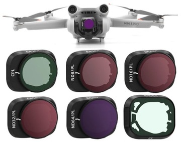 Filtry ND/PL 8/16/32/64/CPL/UV do DJI MINI 3 / PRO