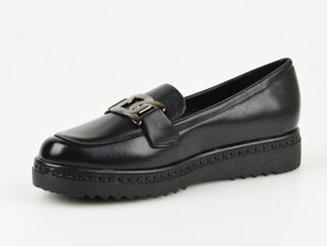 Мокасины VINCEZA Черный 10829 р.38