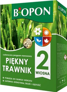 BIOPON Nawóz do tarwnika Piękny Trawnik WIOSNA 2kg