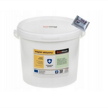 BIOMUS WĘGIEL AKTYWNY 1kg 100% CZYSTY AKTYWOWANY