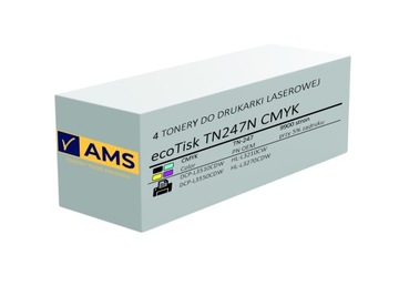 ТОНЕР ДЛЯ BROTHER DCP-L3510CDW DCP-L3550CDW HL-L3270CDW 4X TN247 НАБОР CMYK