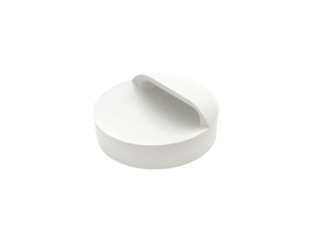 KOREK GUMOWY BIAŁY SYFONU UMYWALKI 47 MM 875