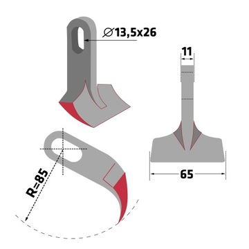 Биты ST-02 + скоба + штифт Peruzzo 05030031