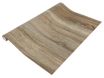 Шпон Дуб Сонома светлый Пленка для мебели, столешницы