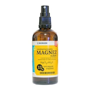 MAGNEZ W SPRAYU BIORGEN 100ML WYSOKO PRZYWSAJALNY