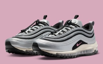 R.41 Buty NIKE AIR MAX 97 sportowe wygodne młodzieżowe srebrne czarne