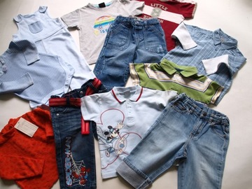 Комплект для мальчика 68 74 80 NEXT GAP DISNEY 6-12 М
