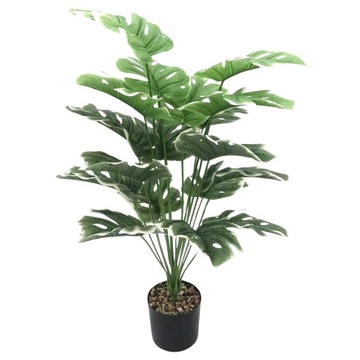 MONSTERA SZTUCZNA W DONICZCE 65CM SZTUCZNE KWIATY