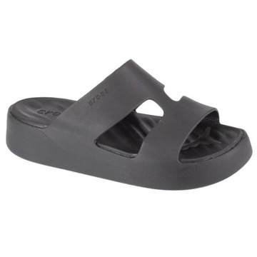 Czarne Syntetyk Buty Damskie Klapki Crocs r.37