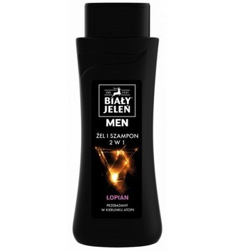 BIAŁY JELEŃ żel & szampon 2w1 z łopianem MEN 300ml