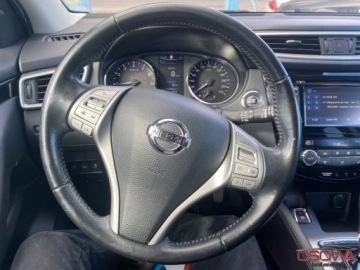 Nissan Qashqai II Crossover 1.2 DIG-T 115KM 2017 Nissan Qashqai 1.2i turbo full opcja ledy kamery 360 skory Navi bezwypadk, zdjęcie 36