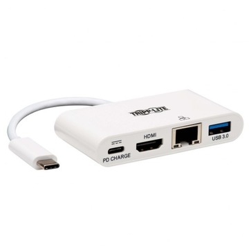 Многопортовый адаптер Eaton Tripp Lite USB-C — 4K HDMI, порт USB-A, GbE, 60 Вт PD