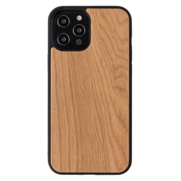 Drewniane etui iPhone 12 Pro Max - wiśnia