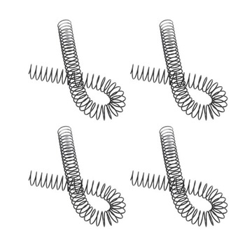 100 sztuk spiralne grzbiety 48 pętli 4:1 podz