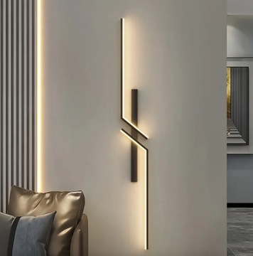 НАСТЕННЫЙ СВЕТИЛЬНИК ДЛЯ ИНТЕРЬЕРА НАСТЕННЫЙ СВЕТИЛЬНИК LED СОВРЕМЕННЫЙ 100СМ ТЕПЛЫЙ 16ВТ