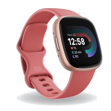 Fitbit от Google Versa 4 GPS Пульс SpO2 Розовый и медный сон