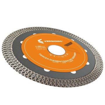 TARCZA DO CIĘCIA PŁYTEK GRESU DIAMENTOWA 115 mm