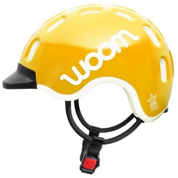 Woom kask rowerowy dla dzieci żółty - XS 46-50 cm, Żółty